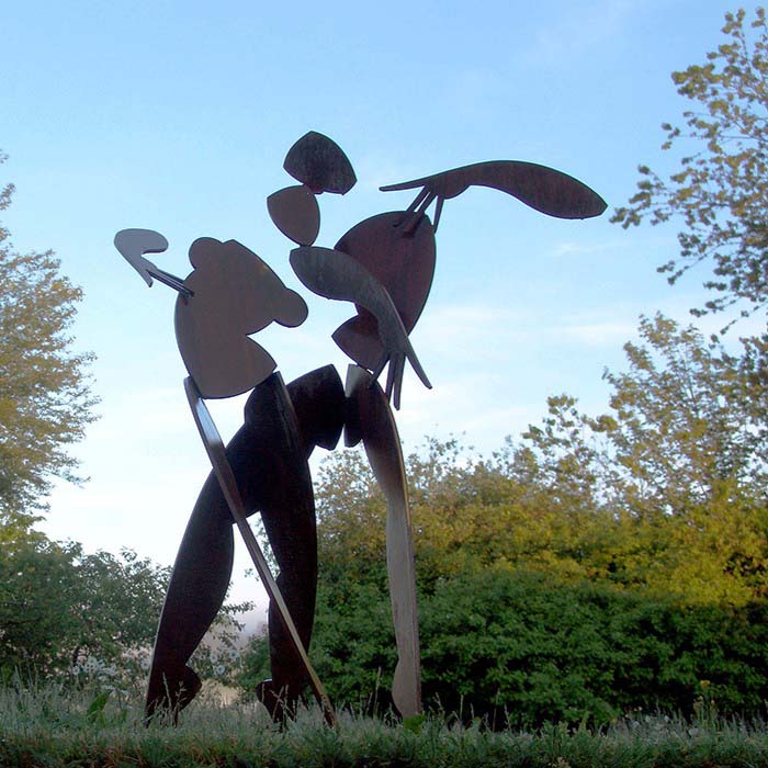 Opus II forte, Stahl, H 154cm